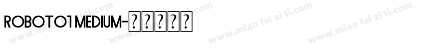 Roboto1 Medium字体转换
